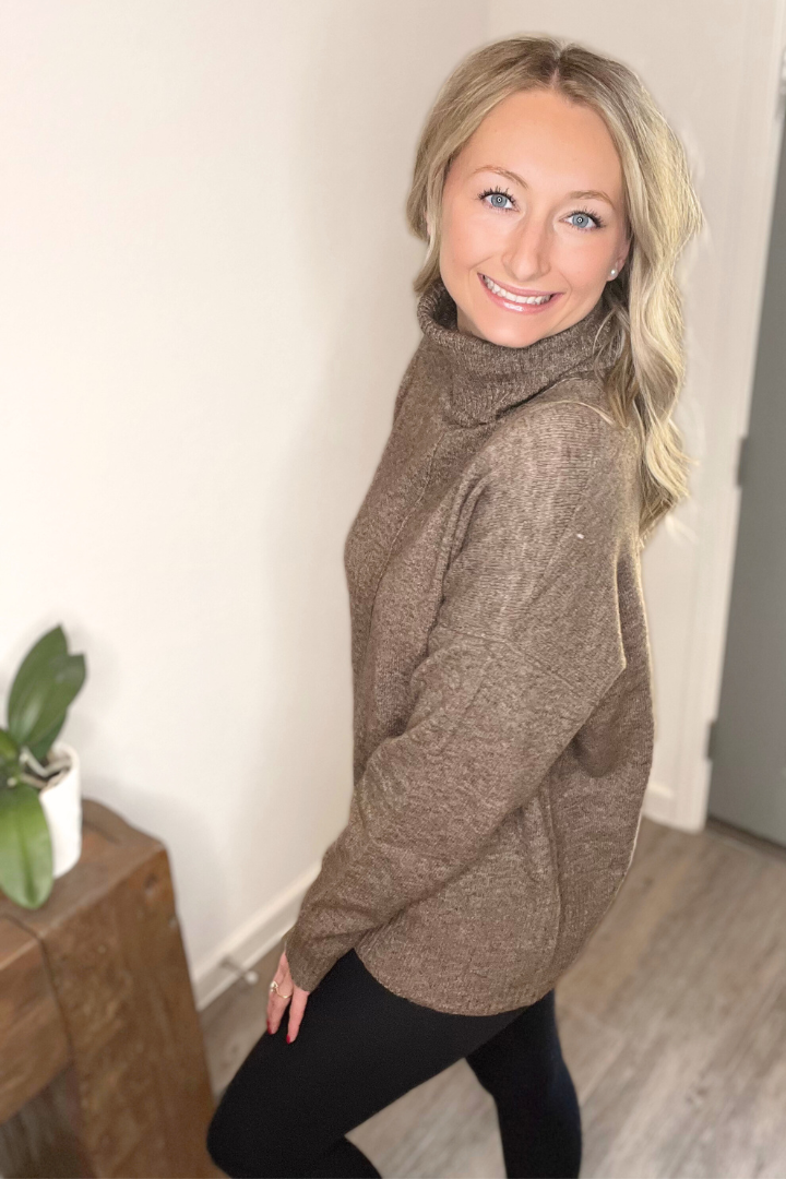 Dark Mocha Turtleneck