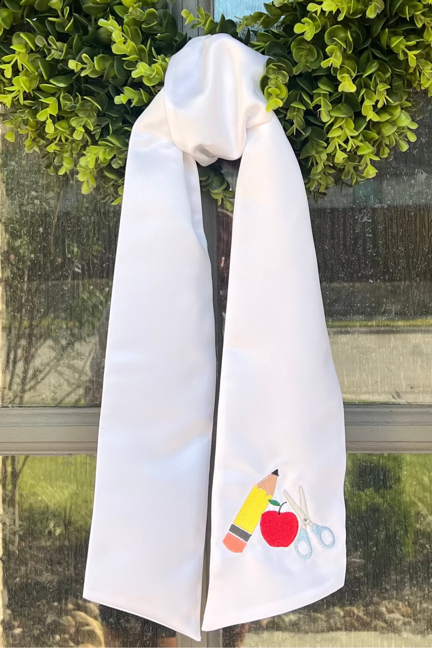 School Wreath Sash