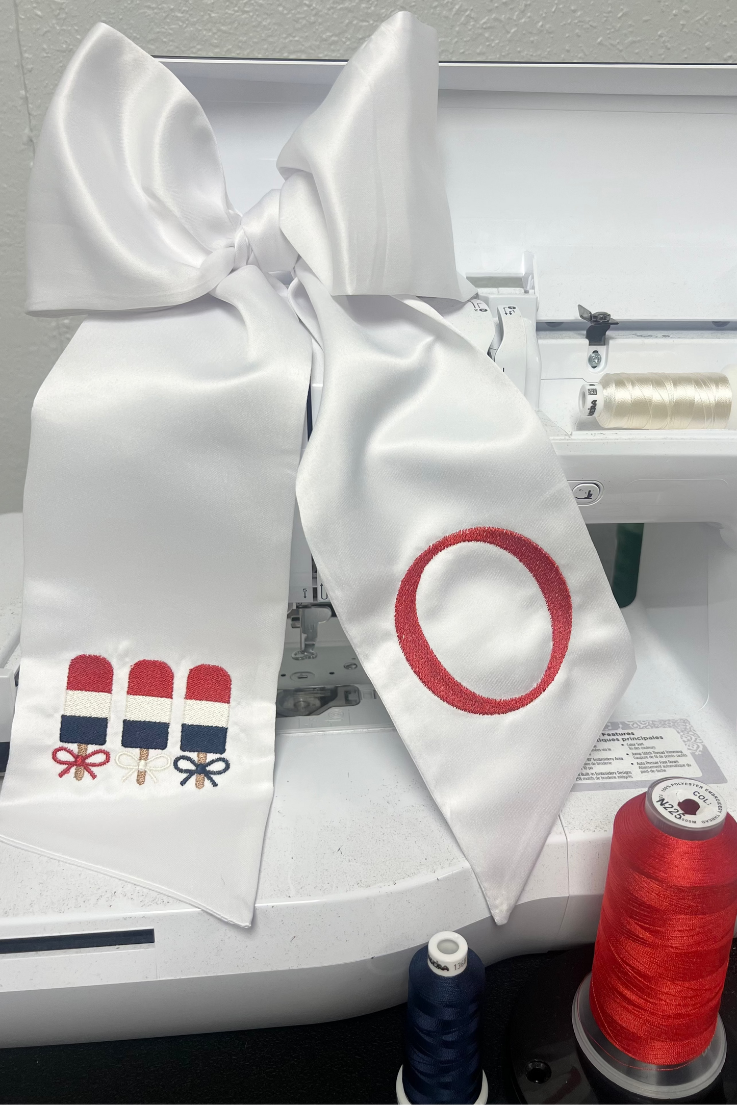 Popsicle Wreath Sash
