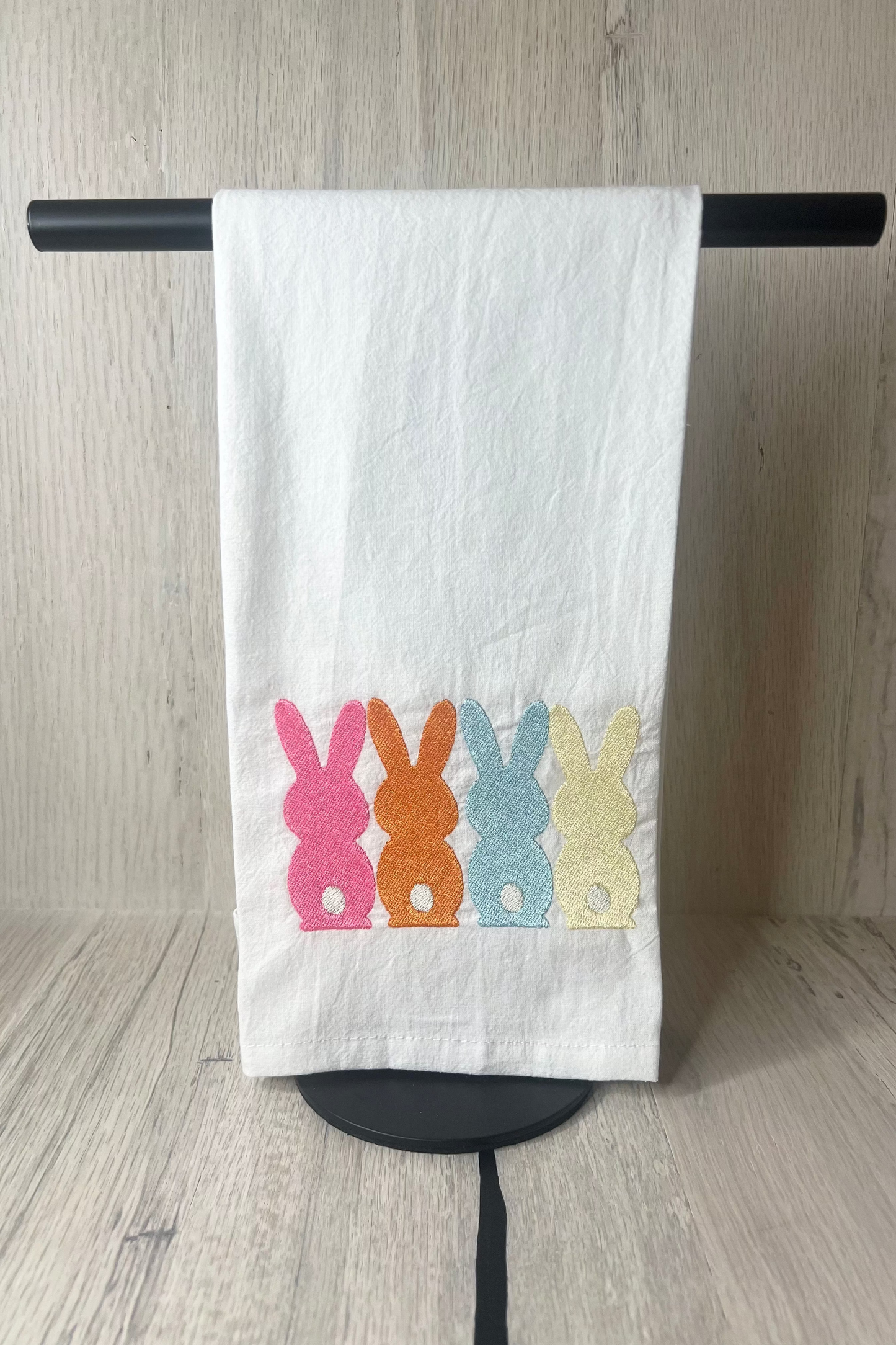 Four Bunnies Tea Towel