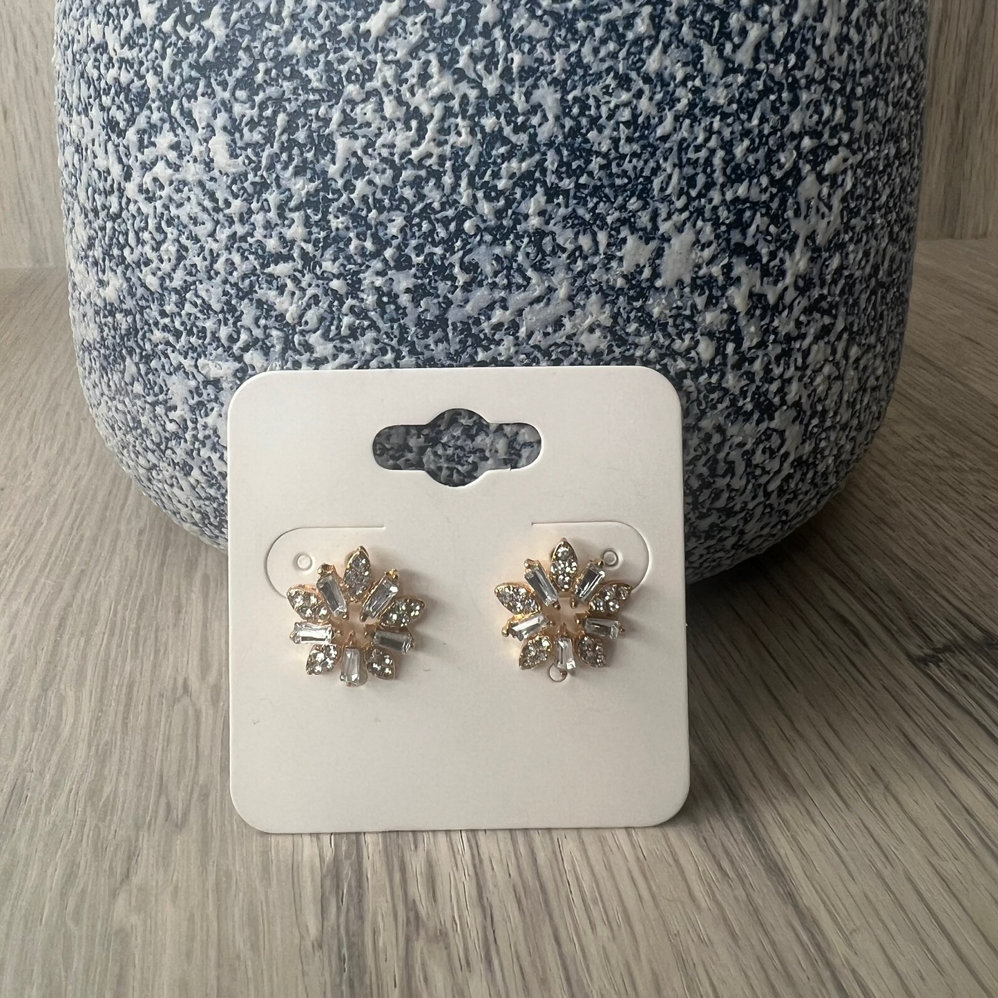 Crystal Flower Earrings