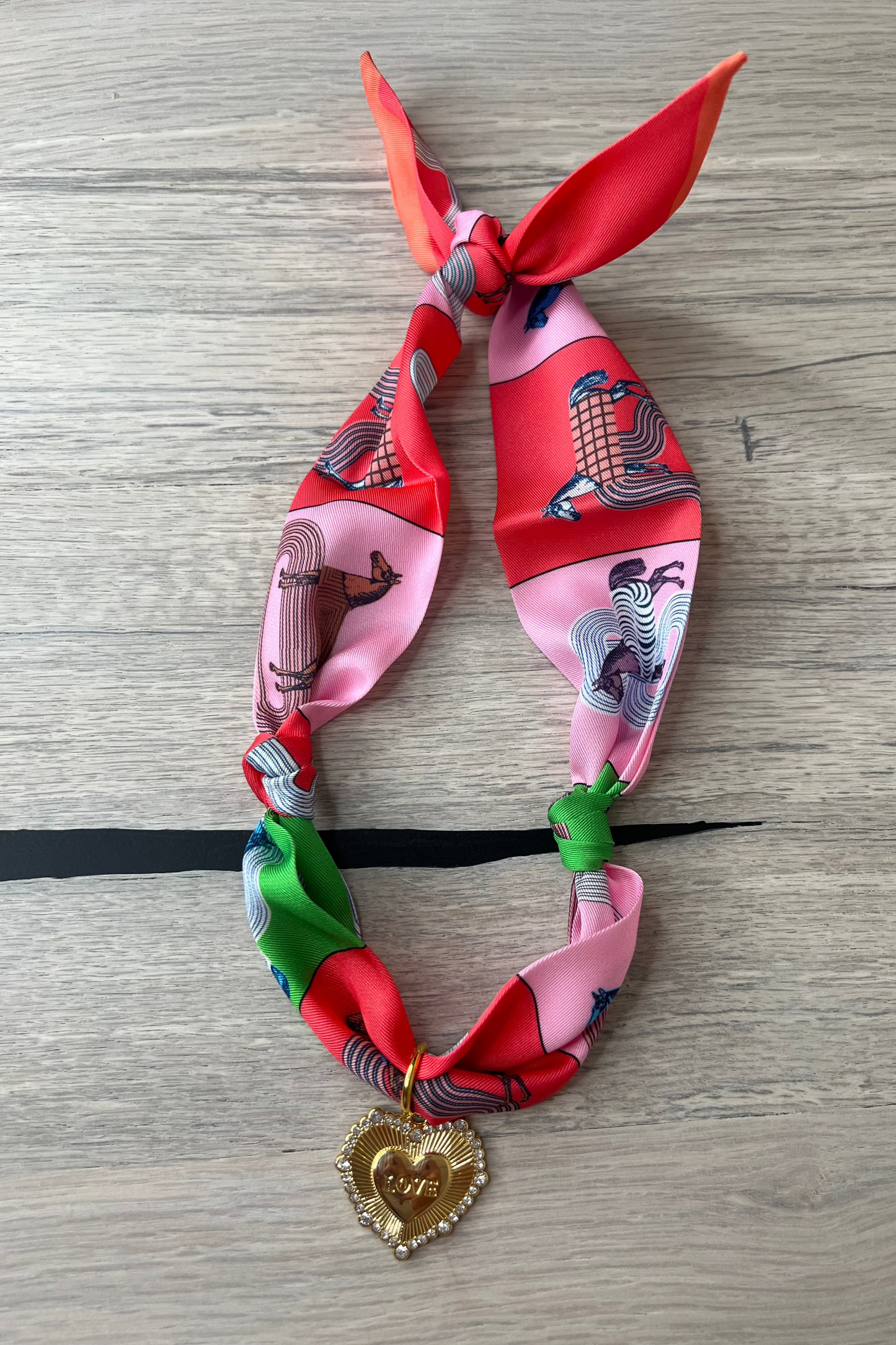 Twilly Horse Love Charm Necklace