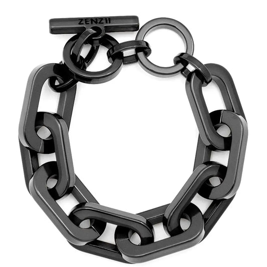 Black Chain Toggle Bracelet