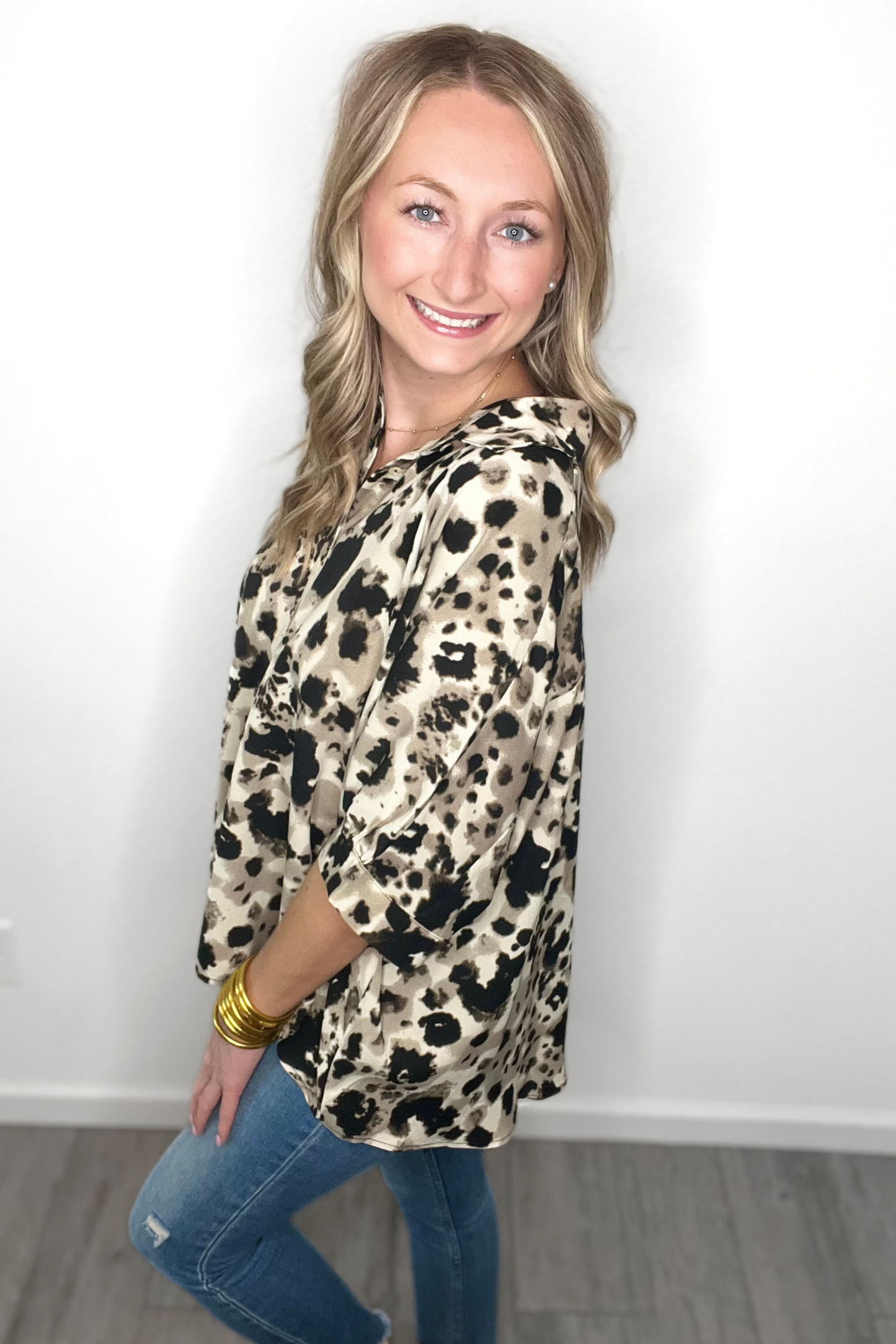 Oversized Leopard Top