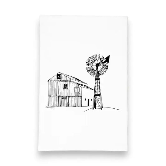 Barn Tea Towel
