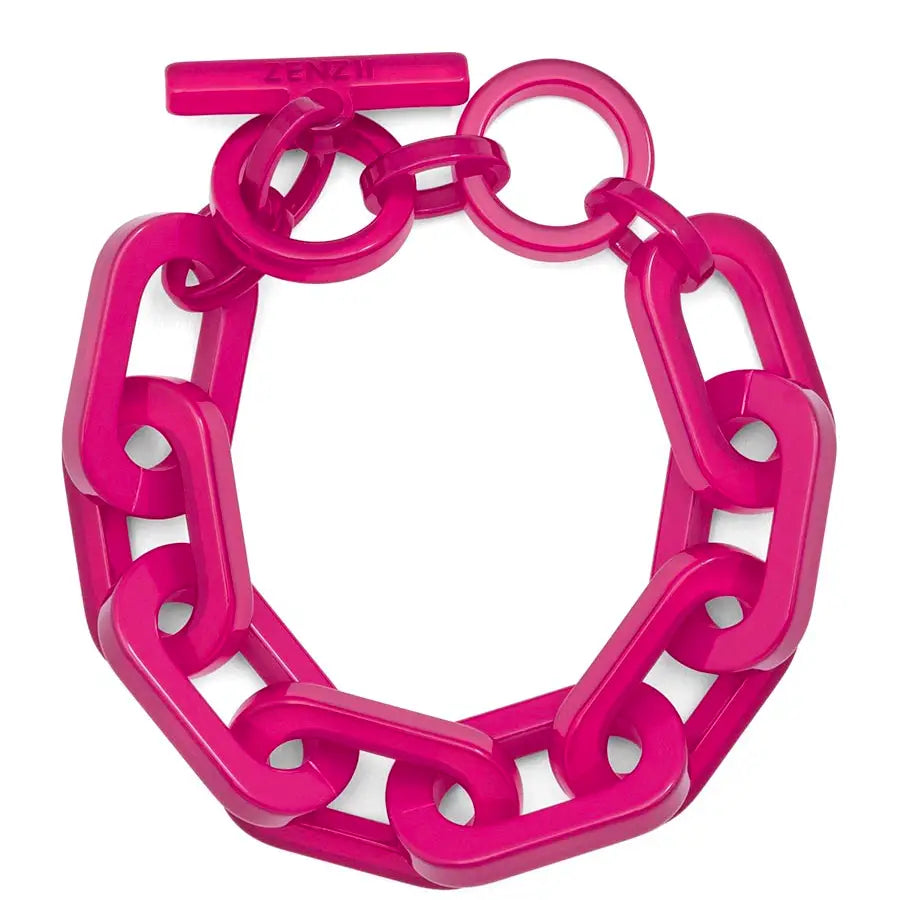 Hot Pink Toggle Bracelet