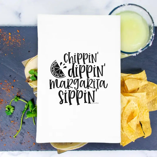 Margarita Sippin' Tea Towel