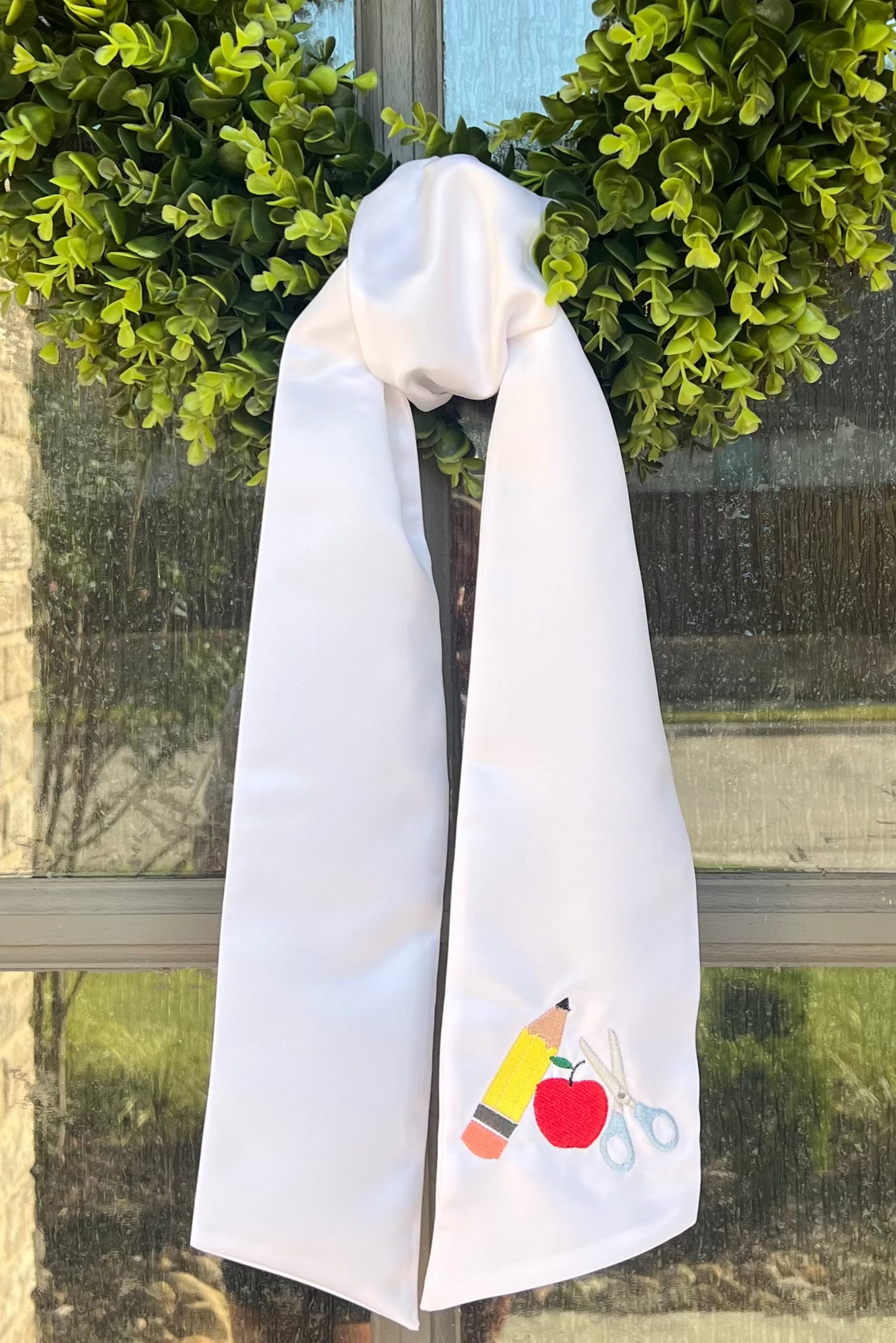 School Wreath Sash