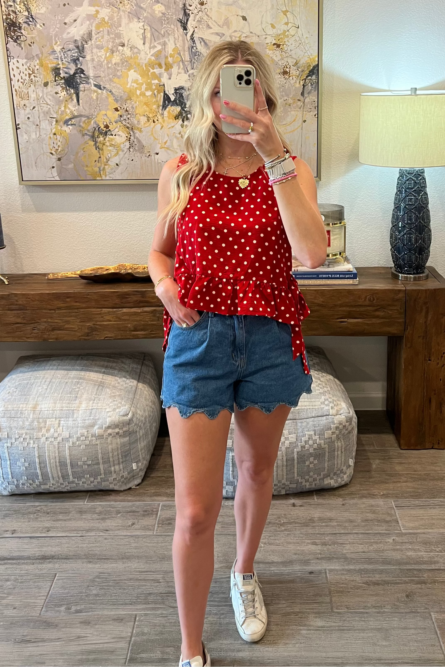 Polka Dot Tank Top