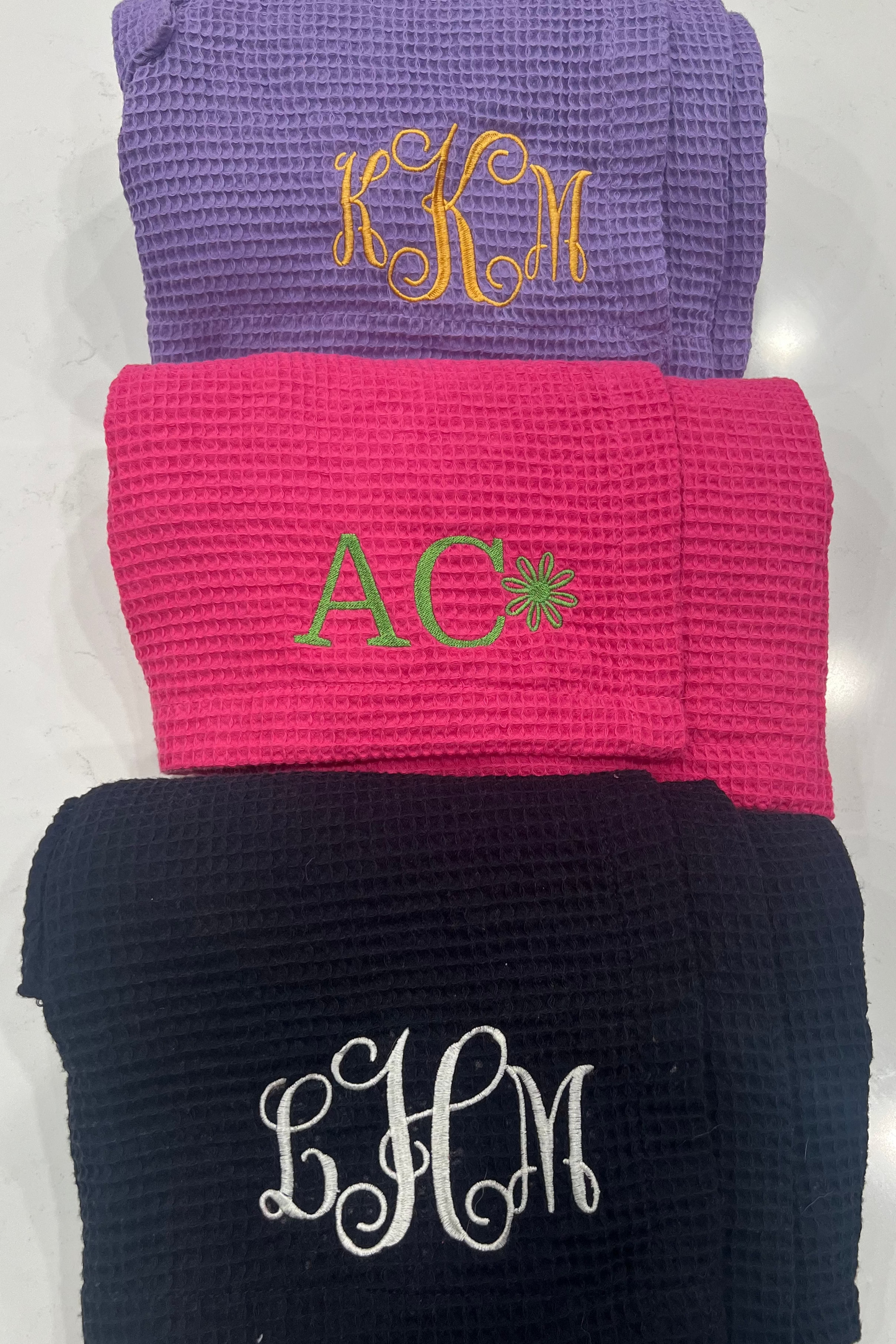 Monogrammed Towel Wrap