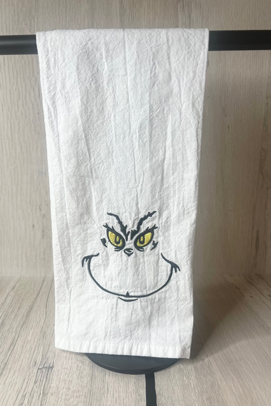Grinch Tea Towel