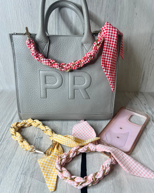 Gingham Phone/Purse Charm