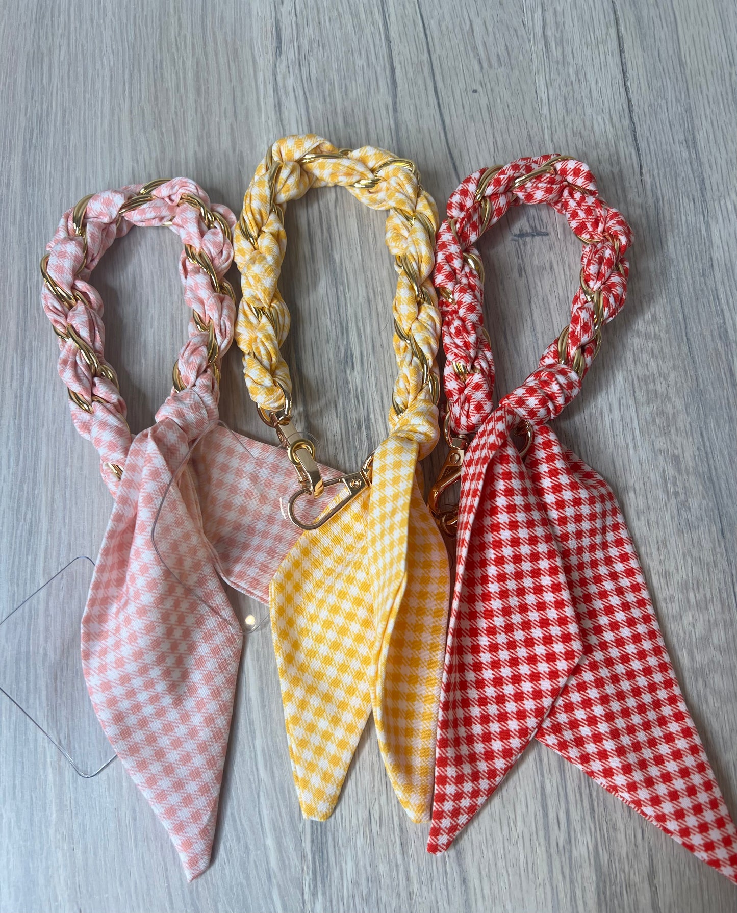 Gingham Phone/Purse Charm