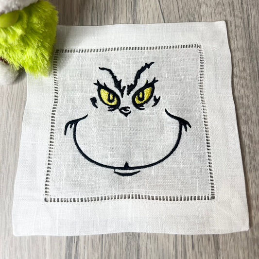 Grinch Cocktail Napkins