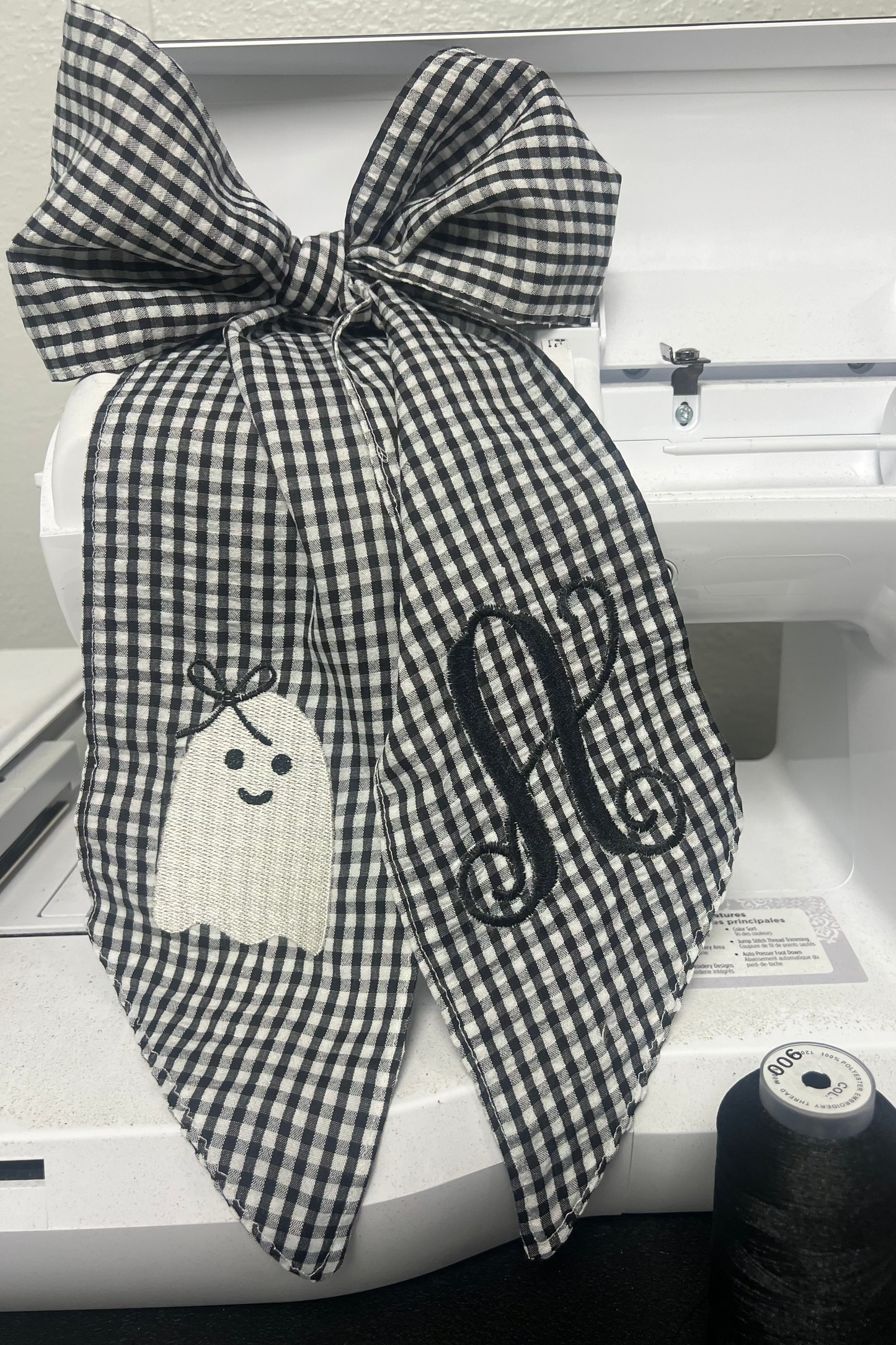 Ghost Wreath Sash