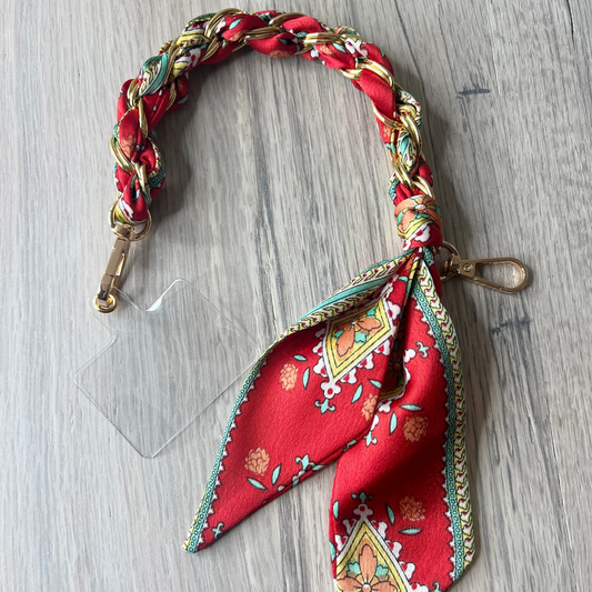 Red Aztec Phone/Purse Charm