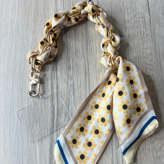 Sunflower Phone/Purse Charm