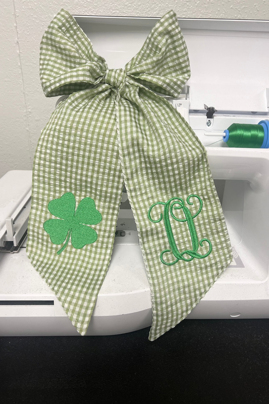 4 Leaf Clover Wreath Sash