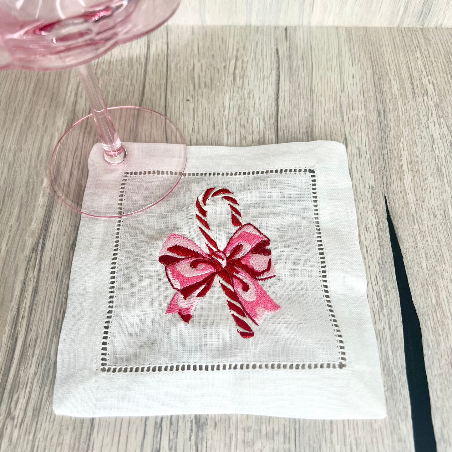 Candy Cane Cocktail Napkins