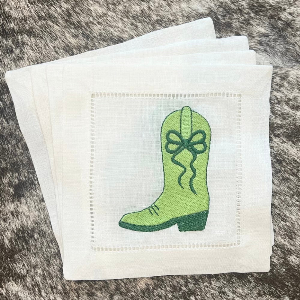 Cowgirl Boot Cocktail Napkins