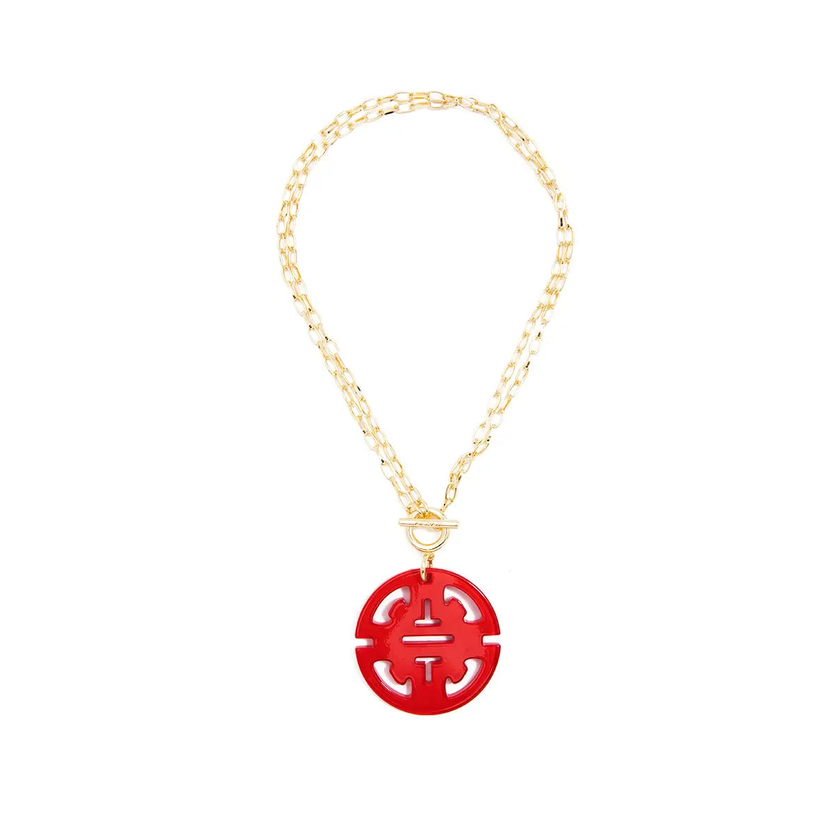 Red Pendant Necklace