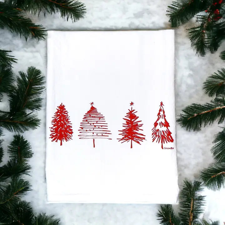 Christmas Tree Tea Towel