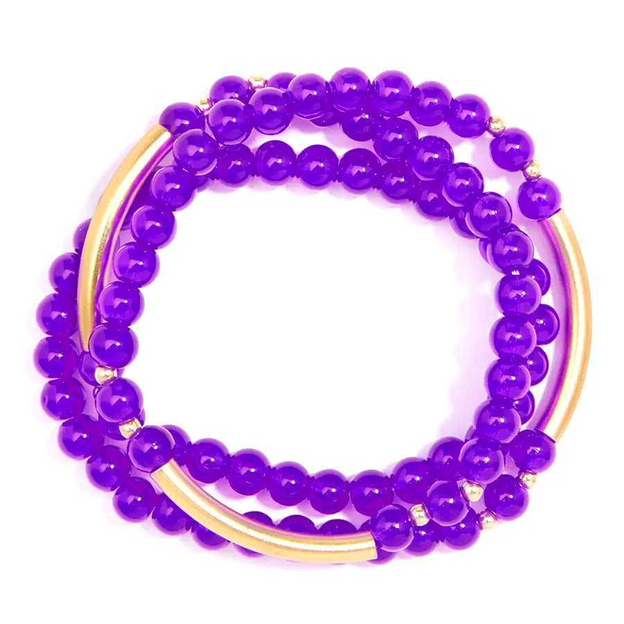 Purple Wrap Bracelet